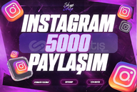 ⚡ [GARANTİLİ] 5000 İNSTAGRAM PAYLAŞIM ⚡