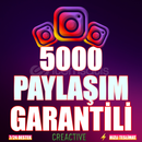 ⭐️ [GARANTİLİ] 5000 İNSTAGRAM PAYLAŞIM ⭐