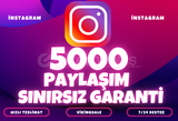 ⭐️ [GARANTİLİ] 5000 İNSTAGRAM PAYLAŞIM ⭐