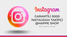 [GARANTİLİ] 5000 İNSTAGRAM TAKİPÇİ 