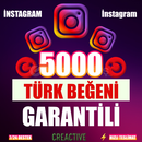 ⭐️ [GARANTİLİ] 5000 İNSTAGRAM TÜRK BEĞENİ ⭐