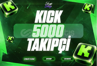 ⚡ [GARANTİLİ] 5000 KİCK TAKİPÇİ ⚡