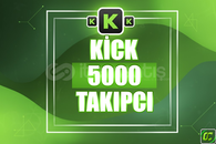 ⭐️ [GARANTİLİ] 5000 KİCK TAKİPÇİ ⭐