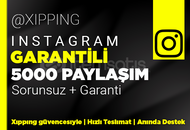 GARANTİLİ | 5000 PAYLAŞIM İNSTAGRAM