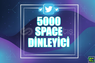⭐️ [GARANTİLİ] 5000 SPACE DİNLEYİCİ 1 SAAT ⭐