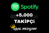 (GARANTİLİ) 5000 SPOTİFY TAKİPÇİ 