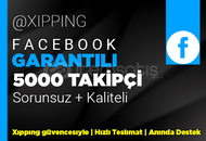 GARANTİLİ | 5000 TAKİPÇİ FACEBOOK | KALİTELİ
