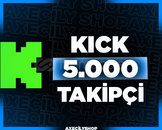 ⭐️[GARANTİLİ]⭐️ 5.000 Takipçi | Kick