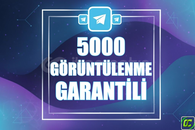 ⭐️ [GARANTİLİ] 5000 TELEGRAM GÖRÜNTÜLENME ⭐