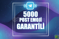 ⭐️ [GARANTİLİ] 5000 TELEGRAM POST EMOJİ⭐