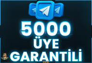 ⭐️ [DÜŞÜŞSÜZ!] 5000 TELEGRAM ÜYE ⭐