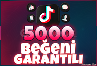 ⚡[GARANTİLİ] 5000 TİKTOK BEĞENİ⚡