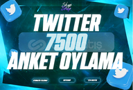 ⚡ [GARANTİLİ] 7500 TWİTTER ANKET OYLAMA ⚡