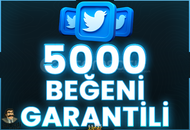 ⭐️ [GARANTİLİ] 5000 TWİTTER BEĞENİ ⭐