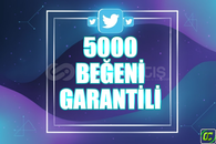 ⭐️ [GARANTİLİ] 5000 TWİTTER BEĞENİ ⭐