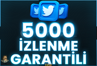 ⭐️ [GARANTİLİ] 5000 TWİTTER İZLENME ⭐