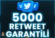 ⭐️ [GARANTİLİ] 5000 TWİTTER RETWEET ⭐