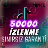 ⭐️ [GARANTİLİ] 50000 TİKTOK İZLENME ⭐