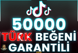 ⭐️ [GARANTİLİ] 50000 TİKTOK TÜRK BEĞENİ ⭐