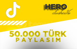 ⭐(GARANTİLİ) 50000 TÜRK PAYLAŞIM TIKTOK⭐