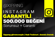 GARANTİLİ | 500000 BEĞENİ İNSTAGRAM