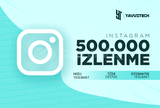 500.000 İnstagram İzlenme