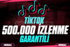 ⭐️ [GARANTİLİ] 500.000 TİKTOK İZLENME ⭐