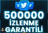 ⭐️ [GARANTİLİ] 500000 TWİTTER İZLENME ⭐