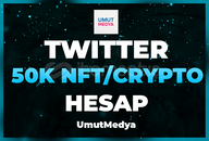 ⭐️ [Garantili] 50K Nft/Crypto Twitter Hesabı! ⭐