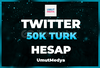 ⭐️ [Garantili] 50K Türk Twitter Hesabı! ⭐
