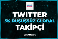 Garantili 5K Düşmeyen Twitter Global Takipçi!