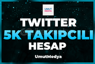⭐️ [Garantili] 5K Takipçili Twitter Hesabı! ⭐