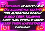 ⭐GARANTİLİ⭐ 5X İNSTAGRAM KEŞFET PAKETİ 1