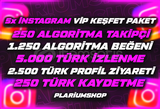 ⭐GARANTİLİ⭐ 5X İNSTAGRAM KEŞFET PAKETİ