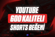 ⭐ [GARANTİLİ] 600 Shorts Beğeni