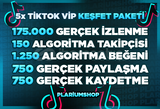 ⭐GARANTİLİ ⭐ 5X TİKTOK GERÇEK KEŞFET PAKETİ