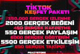 ⭐GARANTİLİ | 6X TİKTOK KEŞFET PAKETİ 5 | ⭐