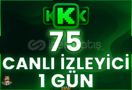 ⭐️ [GARANTİLİ] 75 CANLI YAYIN İZLENME 1 GÜN ⭐