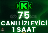 ⭐️ [GARANTİLİ] 75 KİCK CANLI YAYIN İZLENME ⭐