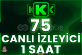 ⭐️ [GARANTİLİ] 75 KİCK CANLI YAYIN İZLENME ⭐
