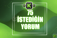 ⭐️ [GARANTİLİ] 75 KİCK İSTEDİĞİNİZ YORUM ⭐