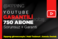 GARANTİLİ | 750 ABONE YOUTUBE | SORUNSUZ