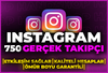 ⭐[GARANTİLİ] 750 INSTAGRAM GERÇEK TAKİPÇİ⭐