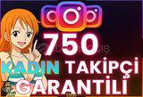 ⭐️ [GARANTİLİ] 750 İNSTAGRAM KADIN TAKİPÇİ ⭐