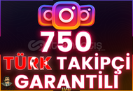 ⭐️ [GARANTİLİ] 750 İNSTAGRAM TÜRK TAKİPÇİ ⭐
