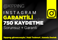 GARANTİLİ | 750 KAYDETME İNSTAGRAM