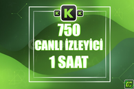 ⭐️ [GARANTİLİ] 750 KİCK CANLI YAYIN İZLENME ⭐