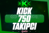 ⭐️ [GARANTİLİ] 750 KİCK TAKİPÇİ ⭐