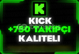 ⭐️[GARANTİLİ] 750 KİCK TAKİPÇİ | KALİTELİ⭐️