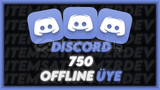 [GARANTİLİ] 750 Offline Discord Üye - Anlık